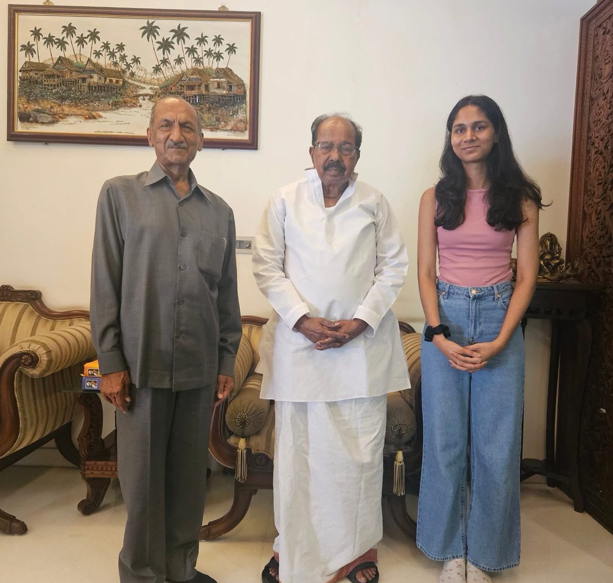 Jai Prakash Agarwal (@inc_jpagarwal) on Twitter photo It was nice meeting my old colleague
Respected Veerappa Moilly <a href="/moilyv/">Dr. M. Veerappa Moily</a> ji
Ex CABINET MINISTER In Bangalore . It was nice meeting my old colleague
Respected Veerappa Moilly <a href="/moilyv/">Dr. M. Veerappa Moily</a> ji
Ex CABINET MINISTER In Bangalore .
