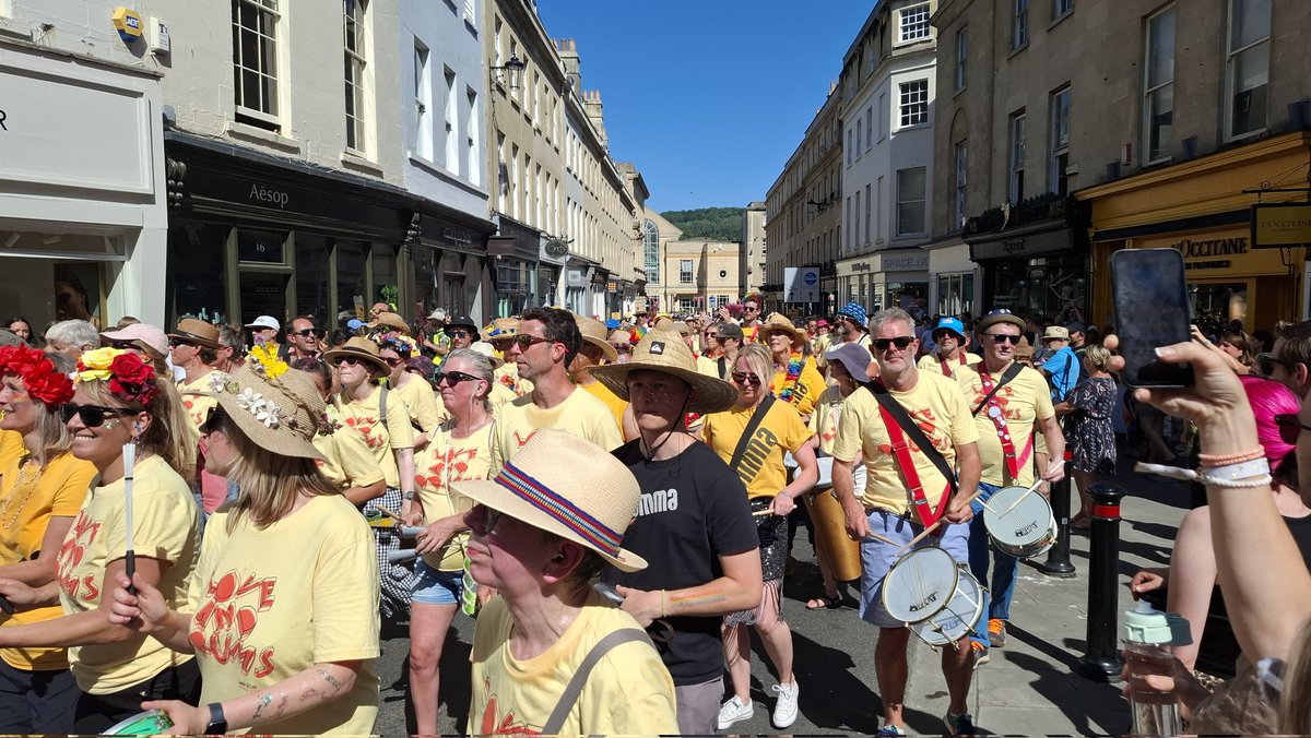 #Bath does #Brazil:
+32 degrees &amp; #samba