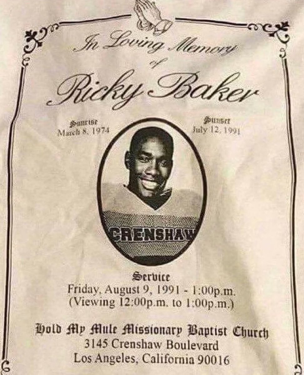 Damn We Lost Ricky 34 Years Ago 😭😭