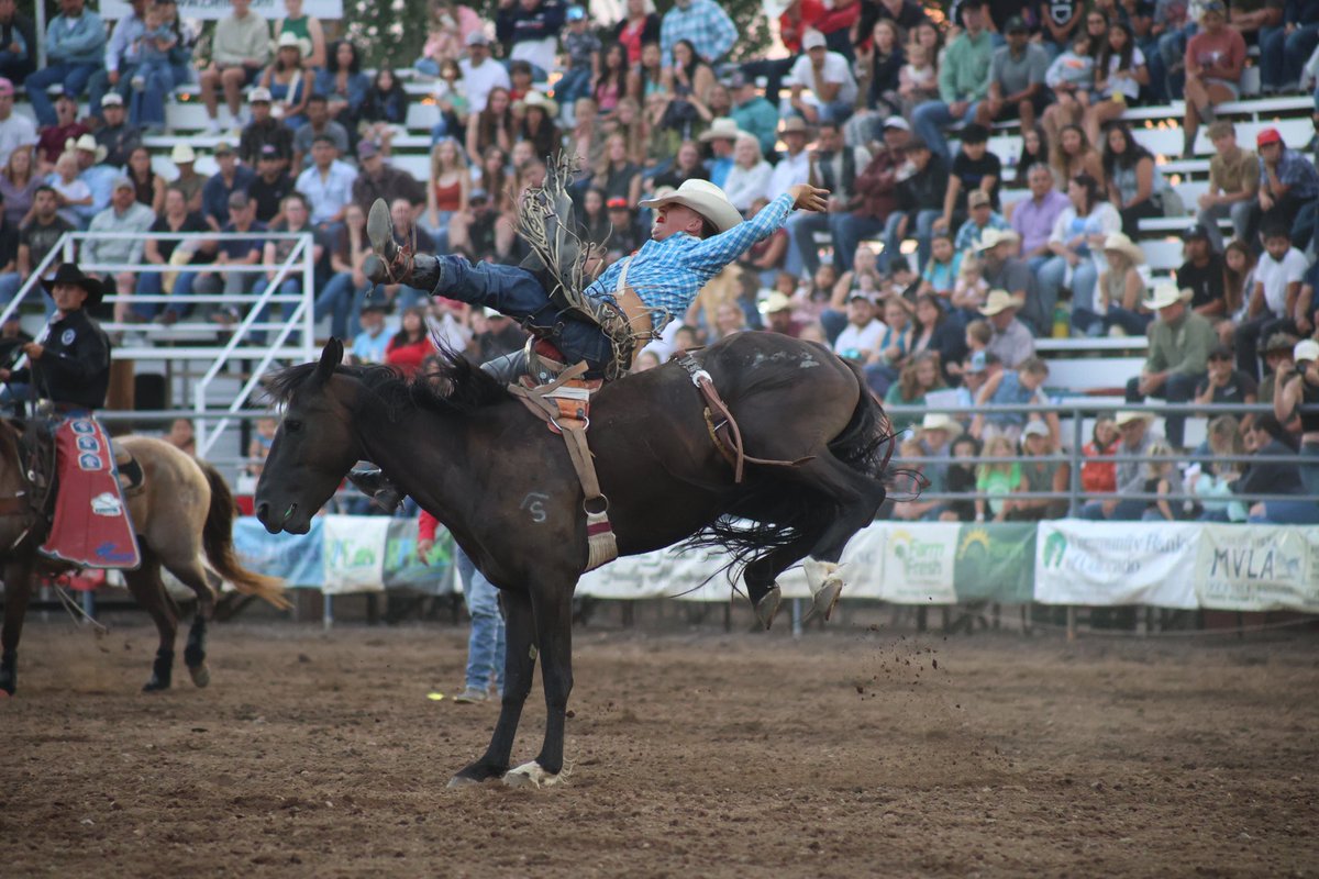 The usual big crowds for the annual Ski-Hi Stampede Rodeo this weekend in Monte Vista. #SanLuisValley #Colorado