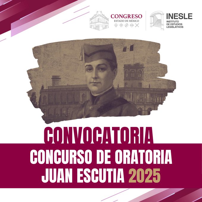 🏆 Primer lugar en el concurso estatal = representante en el Concurso Nacional de Oratoria 'Juan Escutia'. 

¿Te animas?  🗣️🎙️💬💭🗯️ 
Convoca el <a href="/InesleMX/">Inesle MX</a> 

¡Regístrate ya! 😉 
👉🏾inesle.gob.mx/convoca/205c60…