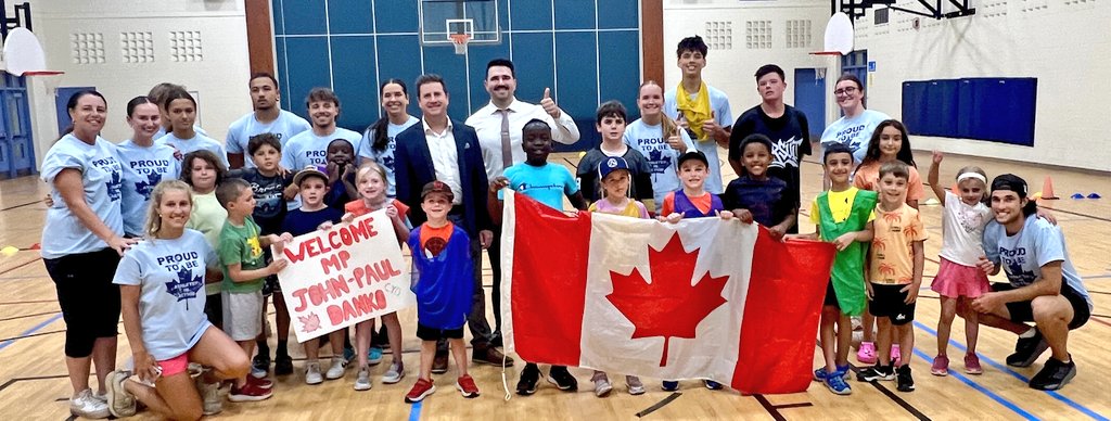 JohnPaulDanko's tweet image. Amazing afternoon with #HamOnt youth at the @CYO_Hamiton Summer Sports Camp - supported in part by the Canada Summer Jobs program.
Very impressed by the leadership & dedication of Camp Councillors - working with kids of all ages & abilities to provide a positive experience!