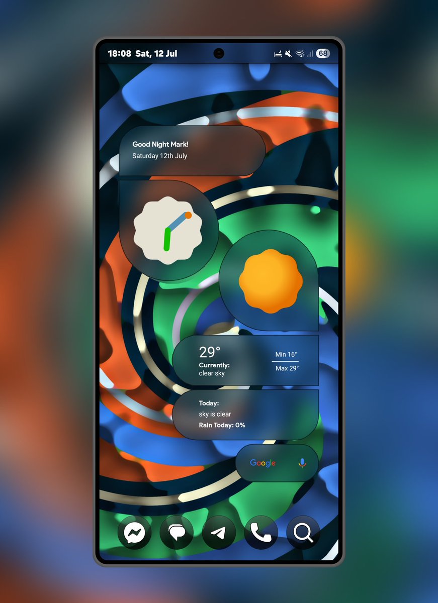 Mark Fern (@markfern811) on Twitter photo Today.
All credits got to <a href="/MarcusBremen/">MarcusBremen</a> . His Help, setup, Wall and template. Just a recreation by me.
#klwp
<a href="/SmartLauncher/">Smart Launcher</a>
#OneUI7 #S23Ultra
#hishoot2i
#iconpackstudio Today.
All credits got to <a href="/MarcusBremen/">MarcusBremen</a> . His Help, setup, Wall and template. Just a recreation by me.
#klwp
<a href="/SmartLauncher/">Smart Launcher</a>
#OneUI7 #S23Ultra
#hishoot2i
#iconpackstudio