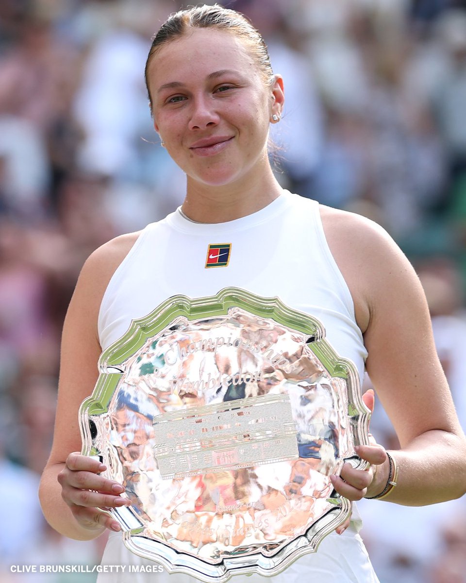 Despite the loss, Amanda Anisimova's journey has been incredible.

🎾 Announced mental health break in May 2023
🎾 Lost in 2024 Wimbledon qualifying ranked No. 189
🎾 Won first WTA 1000 title in February 2025
🎾 2025 Wimbledon finalist
🎾 Will make WTA Top-10 debut in Monday's