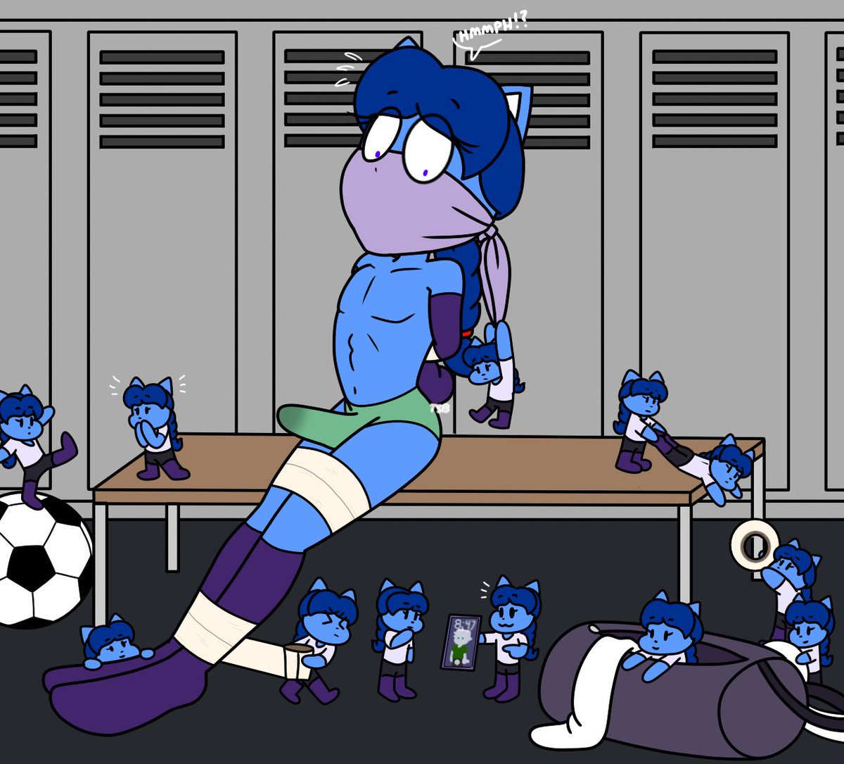 Noah has finally met his match! A buncha little tiny versions of himself.