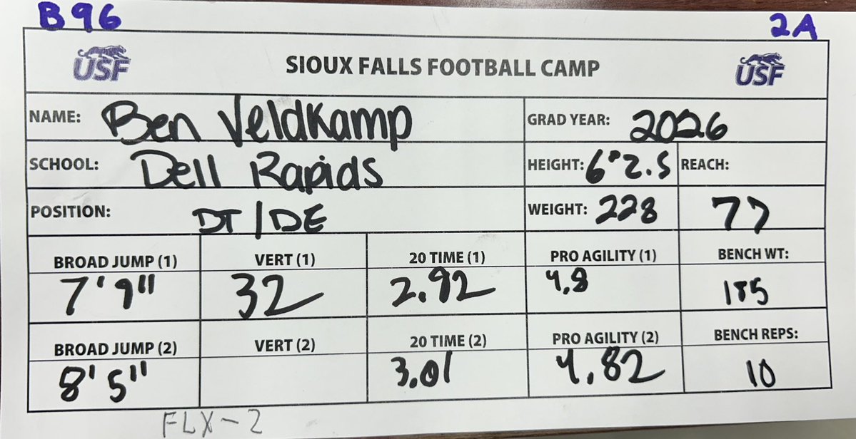 veldkampben18's tweet image. Thank you @USFCougarsFB for the camp yesterday. I had a great time learning and competing. Can’t wait to get back on campus!!! @CoachLueds @_Coach_McCall @JimGlogowski