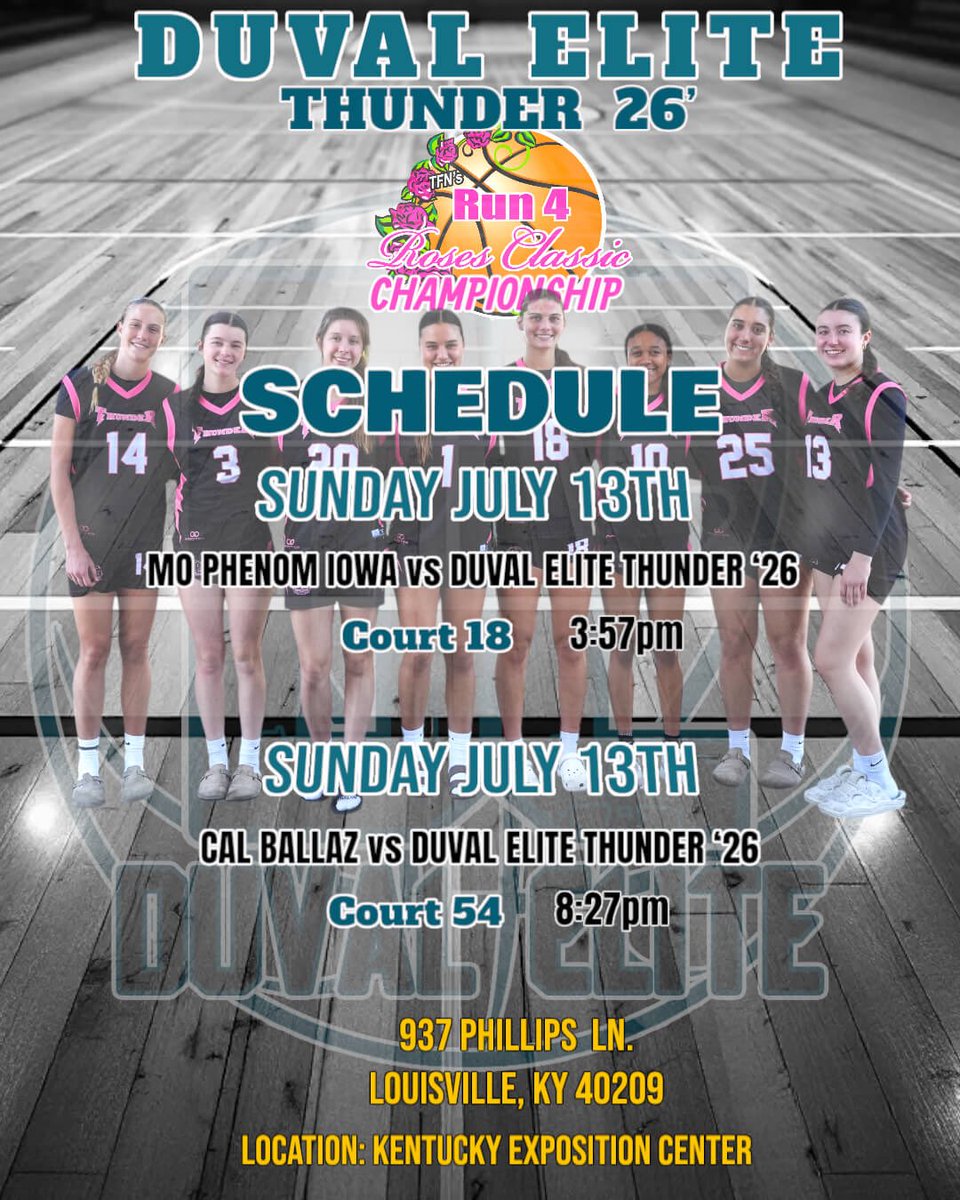 KennedyLoux's tweet image. Come check out our games this week at the Run For the Roses Championship! @DuvalElite @CoachMatt_DE @PGHFlorida