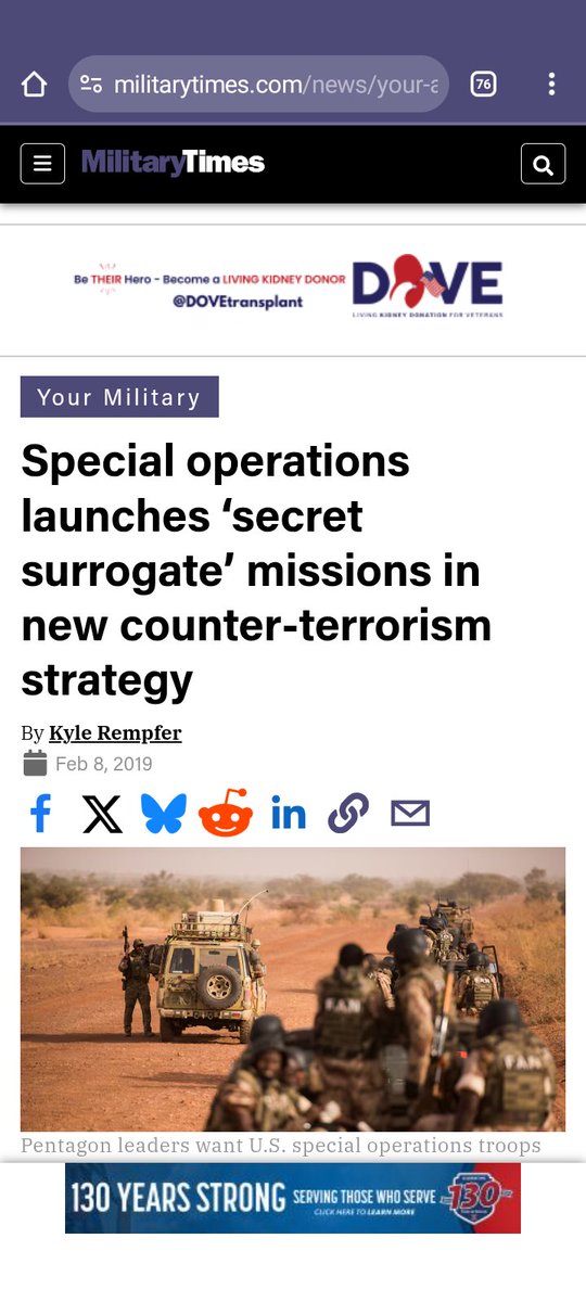 TippytopshapeU's tweet photo. @realDonaldTrump @TeamTrump @TrumpWarRoom @RyanAFournier @washingtonpost #GreyZONE 127 Echo PROgram
"rarely discussed, but it involves shifting a greater share of the burden of waging war onto local partners"
#Authority1202
"differs from [#ECHO]
funds the use of surrogate forces
[#CounterTerrorism]
often in places like
Africa"
https://t.co/Nw2xztRw57 https://t.co/FcSITQhBYC