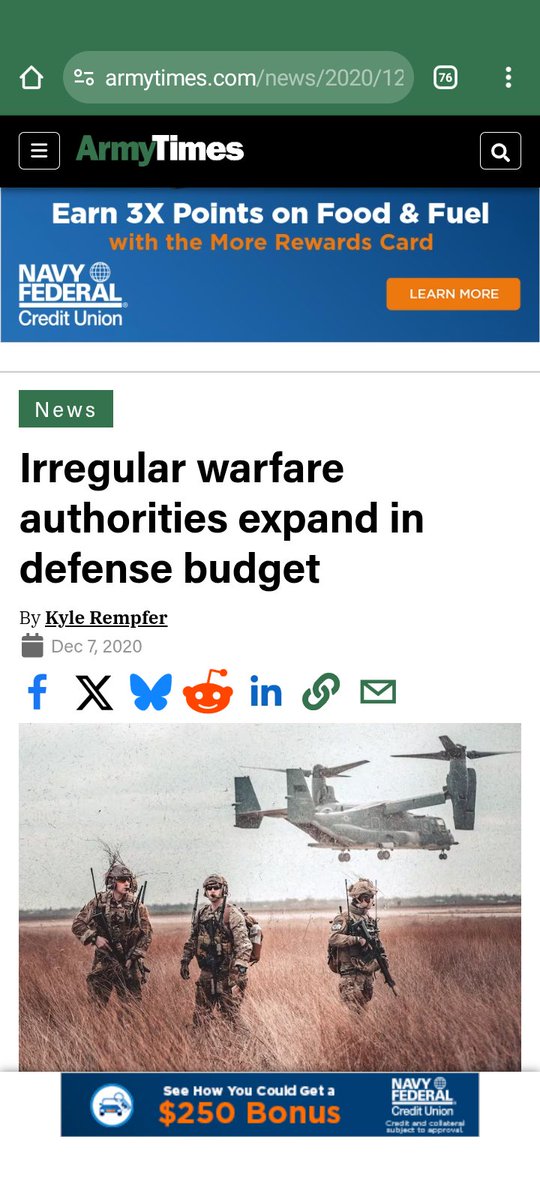 TippytopshapeU's tweet photo. @realDonaldTrump @TeamTrump @TrumpWarRoom @RyanAFournier @washingtonpost #GreyZONE 127 Echo PROgram
"rarely discussed, but it involves shifting a greater share of the burden of waging war onto local partners"
#Authority1202
"differs from [#ECHO]
funds the use of surrogate forces
[#CounterTerrorism]
often in places like
Africa"
https://t.co/Nw2xztRw57 https://t.co/FcSITQhBYC