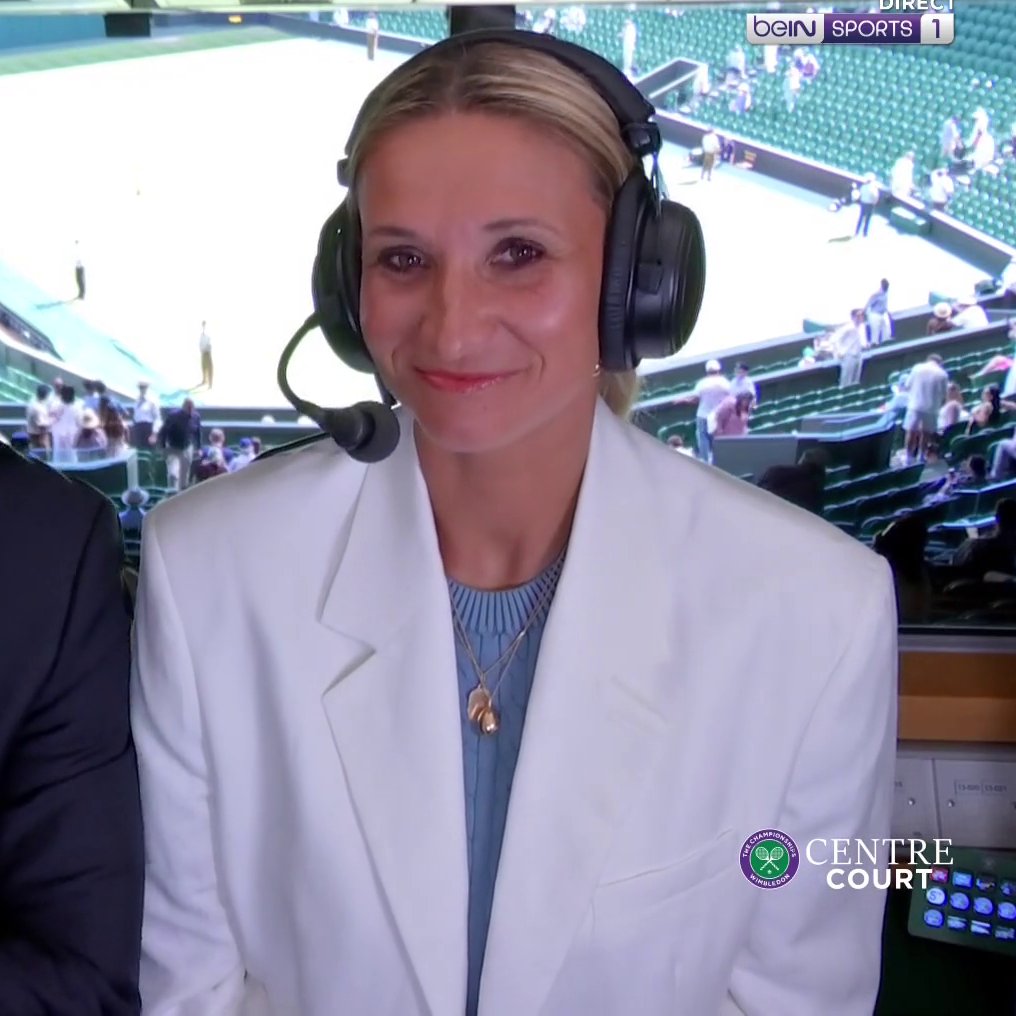 DeessesDeLaTele's tweet photo. 🎾 Mary Patrux – 12 juillet 2025

Finale inédite à Wimbledon 🌱
Chaleur à Londres, princesse dans les gradins, tension sur le Centre Court !
@MaryPatrux vous fait vivre ce moment magique.
📺 https://t.co/6oOJ4tkdMg
#Wimbledon #beINSPORTS #MaryPatrux #Tennis #FinaleDames https://t.co/cAswClpC3b