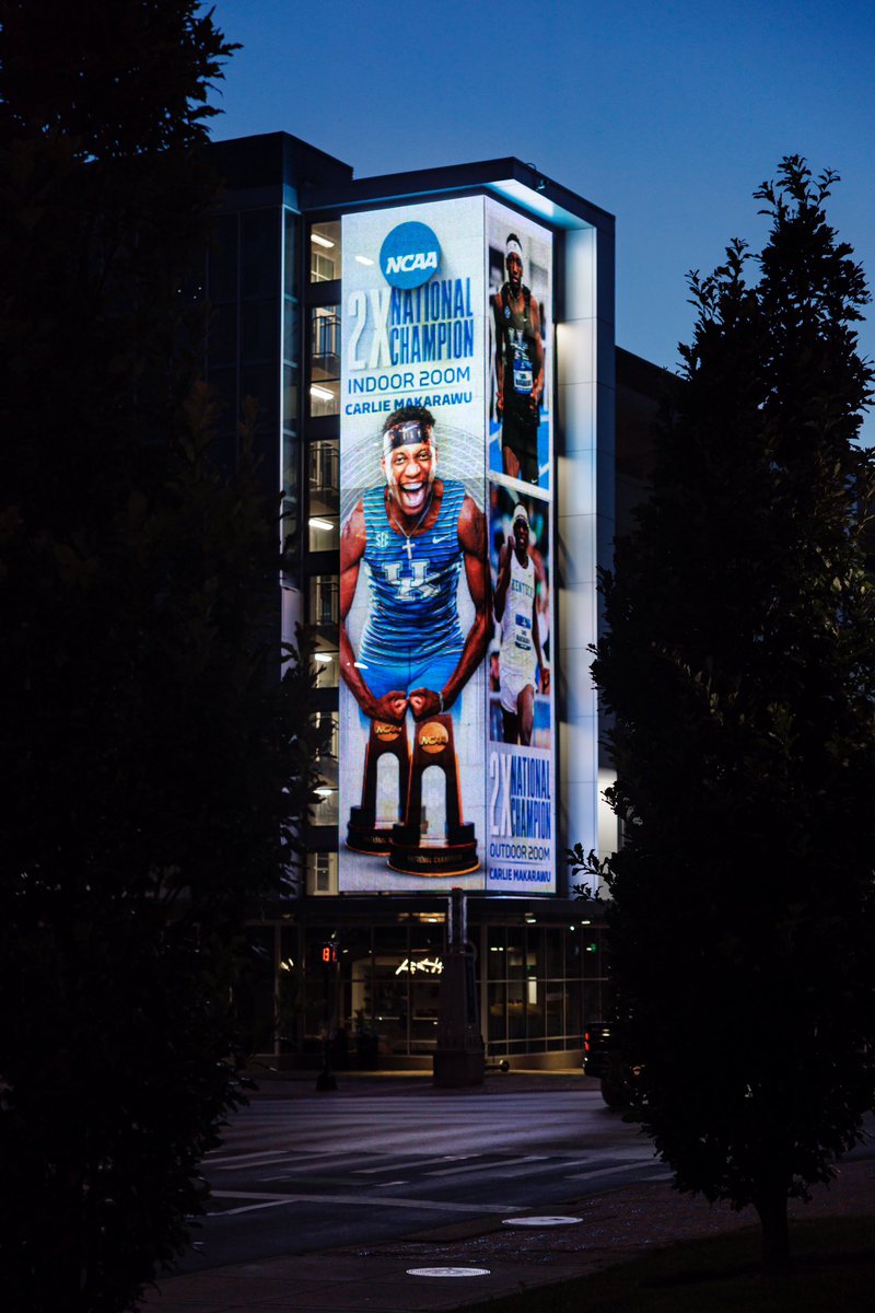 KentuckyTrack's tweet photo. 2x Natty Champ Carlie Makarawu, back on the cornerstone 🏅👏 https://t.co/Eu6H22xwa1