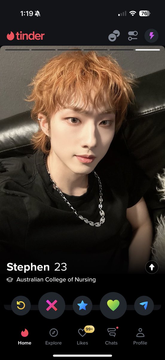 chanstopic's tweet photo. HELLO??? who’s catfishing as jiung on tinder?!?!?!!?!!😭😭 https://t.co/ob85UzYAhZ