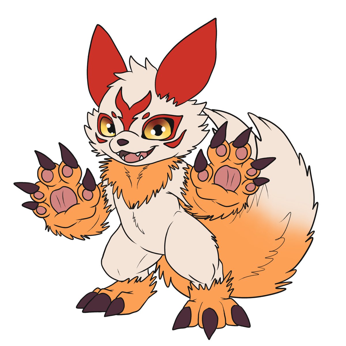 S0ulR0tten's tweet image. Another Bundle that has recently found its home!
Literal mythical Fire Fox something something.
Bundle now belong to @/ElectronicStar7
Enjoy!
#Digimon #digimonoc #digimonart #digifake #digitalart