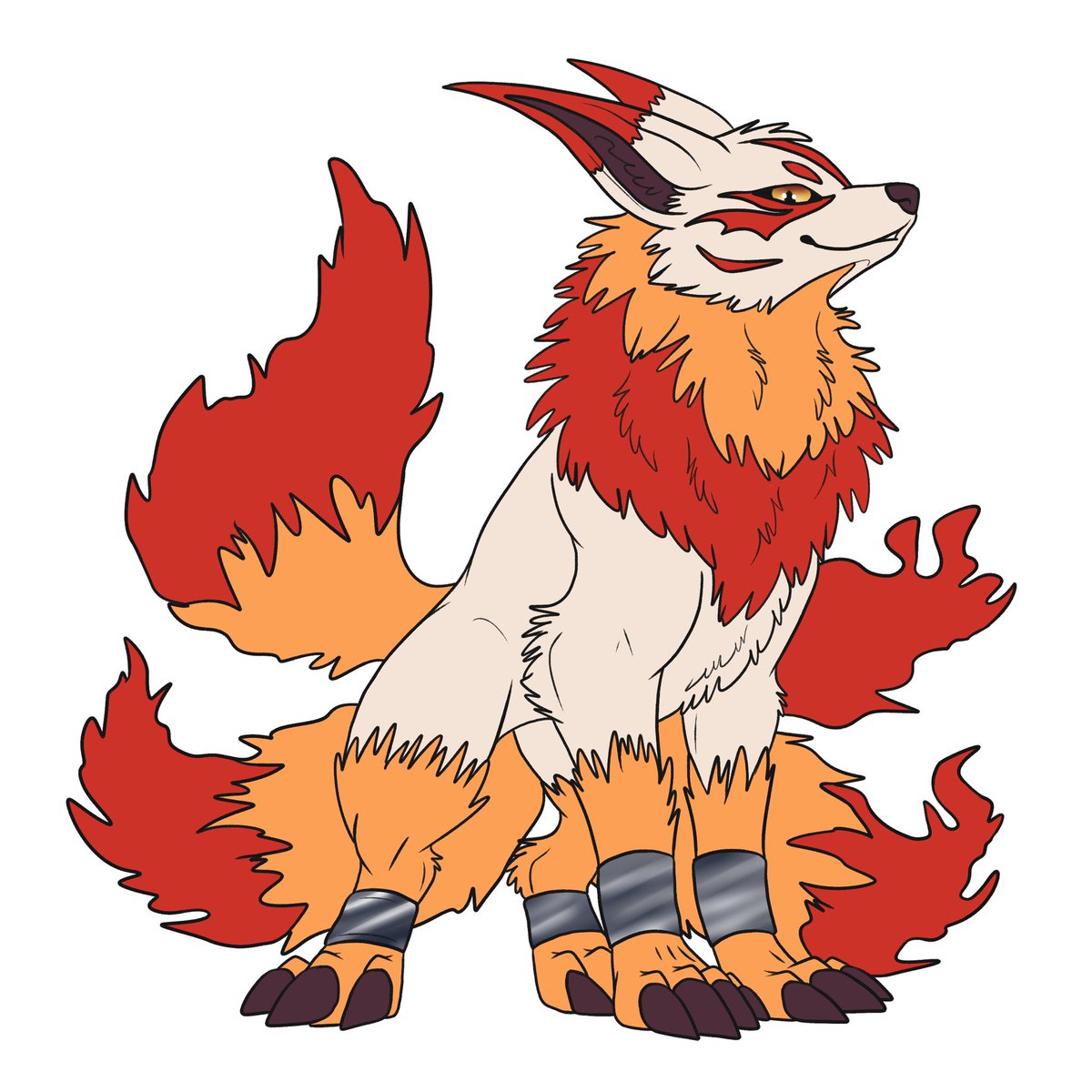 S0ulR0tten's tweet image. Another Bundle that has recently found its home!
Literal mythical Fire Fox something something.
Bundle now belong to @/ElectronicStar7
Enjoy!
#Digimon #digimonoc #digimonart #digifake #digitalart