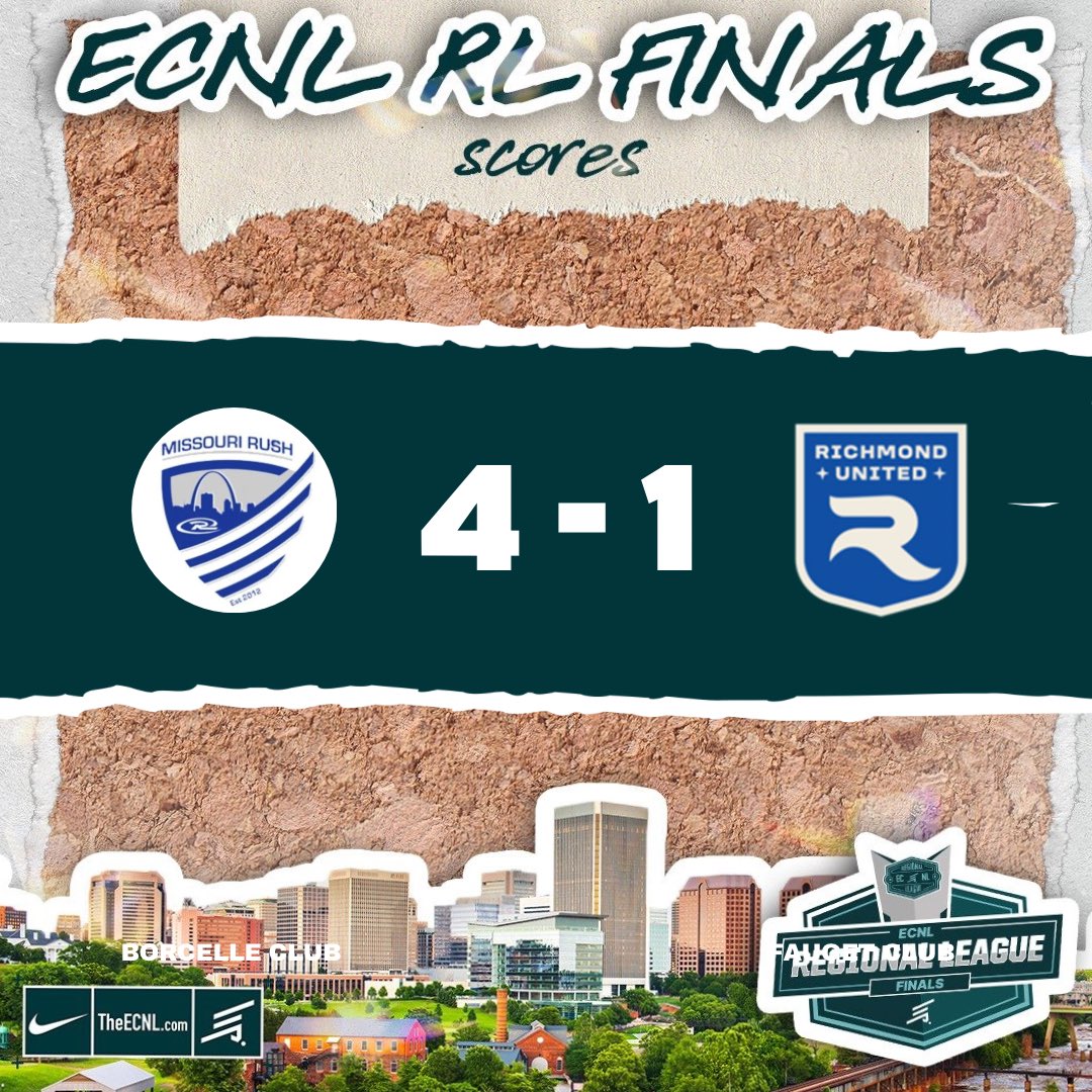 MO Rush ECNL-RL 08G (@morushecrl2008g) on Twitter photo Day 1 = Success!
<a href="/briellegilbert_/">Brielle Gilbert</a> ⚽️
@kayla_mar19306 ⚽️🅰️
<a href="/emme_soccer2028/">Emme Schulte</a> ⚽️🅰️🅰️
<a href="/peytonsouter_/">peyton souter</a> ⚽️
<a href="/SalterLily2026/">Lily Salter</a> 🅰️
Tomorrow
📅 7/13
⏰ 8am
📍West Creek Complex, field 2
<a href="/morush_ecnl/">MORush_ECNLRL</a> <a href="/ImYouthSoccer/">ECNL/GA/Recruiting/College Soccer</a> <a href="/ECNLgirls/">ECNL Girls</a> <a href="/MoRushSoccer/">Missouri Rush</a> Day 1 = Success!
<a href="/briellegilbert_/">Brielle Gilbert</a> ⚽️
@kayla_mar19306 ⚽️🅰️
<a href="/emme_soccer2028/">Emme Schulte</a> ⚽️🅰️🅰️
<a href="/peytonsouter_/">peyton souter</a> ⚽️
<a href="/SalterLily2026/">Lily Salter</a> 🅰️
Tomorrow
📅 7/13
⏰ 8am
📍West Creek Complex, field 2
<a href="/morush_ecnl/">MORush_ECNLRL</a> <a href="/ImYouthSoccer/">ECNL/GA/Recruiting/College Soccer</a> <a href="/ECNLgirls/">ECNL Girls</a> <a href="/MoRushSoccer/">Missouri Rush</a>