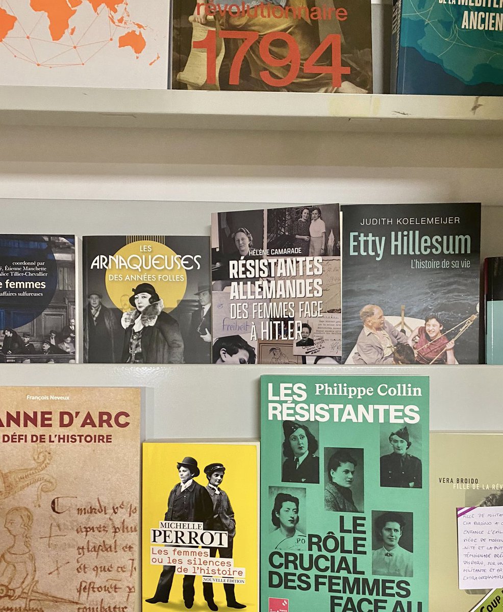 Résistantes chez Gibert à Paris et à la librairie Georges à Talence 🌸