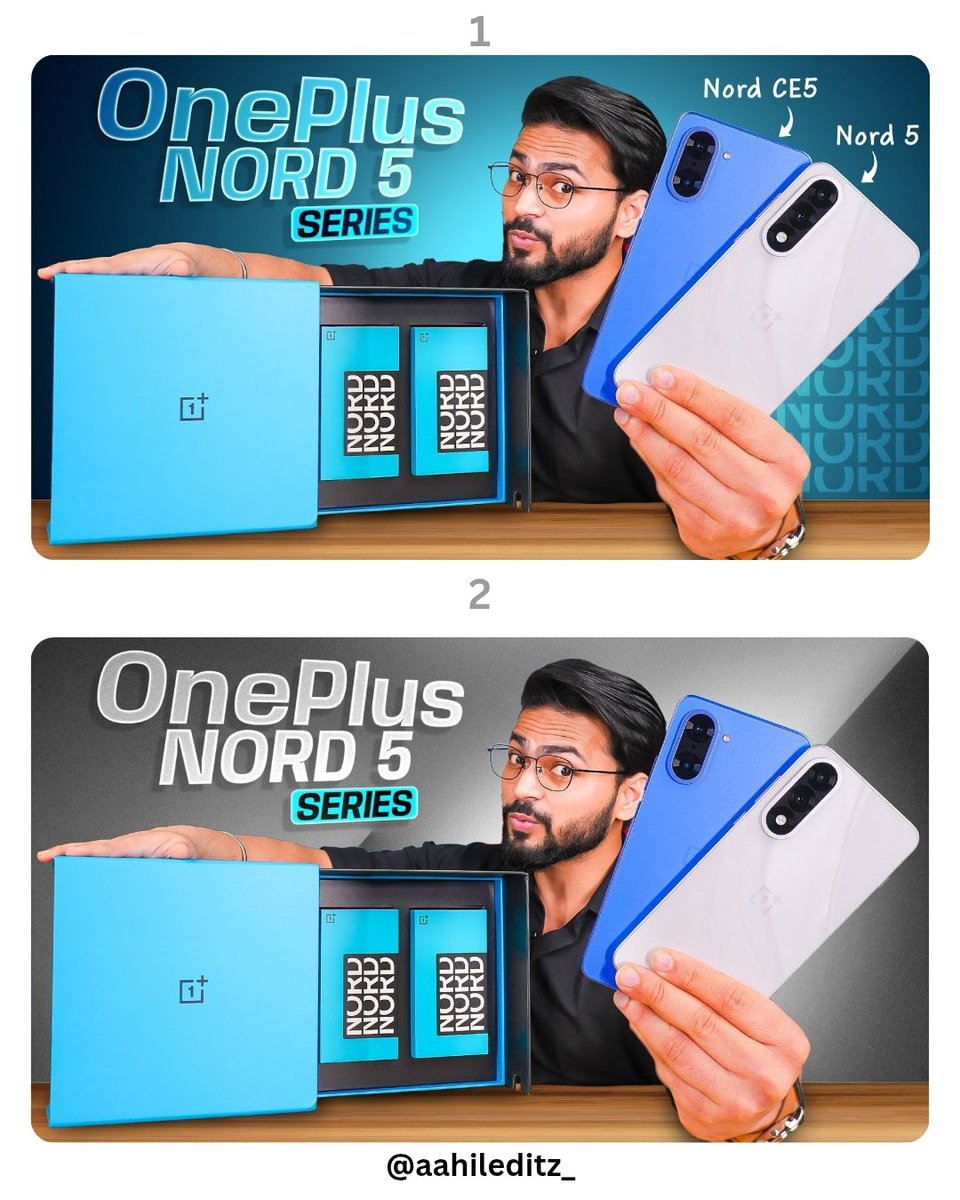 aahileditz81's tweet image. Recent thumbnail design for @TechUnboxing5
(Which one is more eye-catching and clickable?)

#ThumbnailDesigner #Thumbanil #YoutubeThumbnailDesign