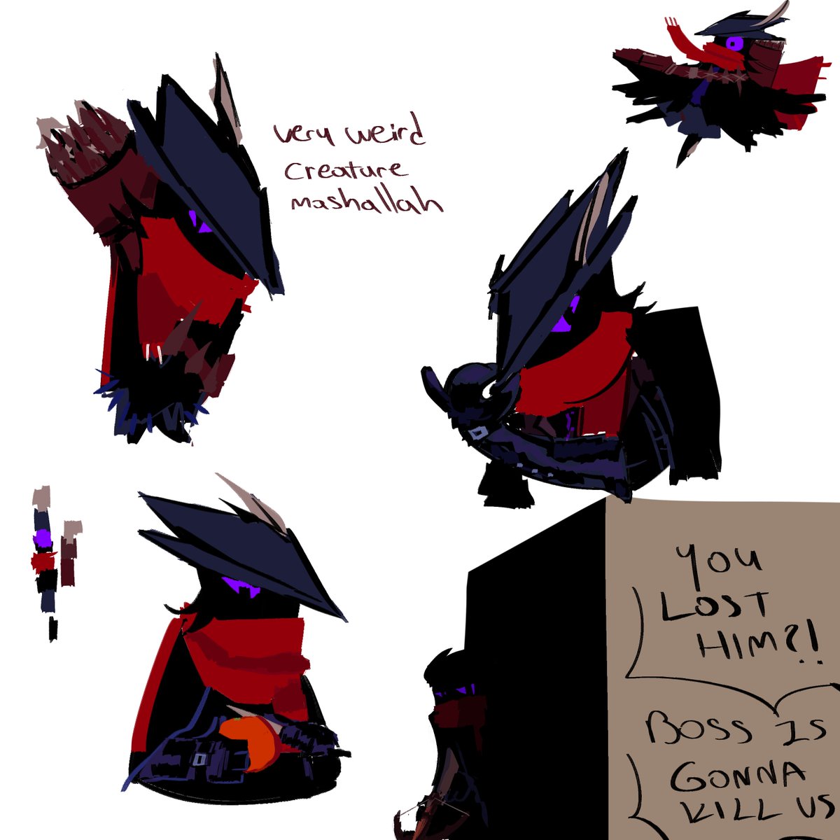 bawebye's tweet image. been doing a lot of oc stuff lately hi his name is hamburger and he doesnt care