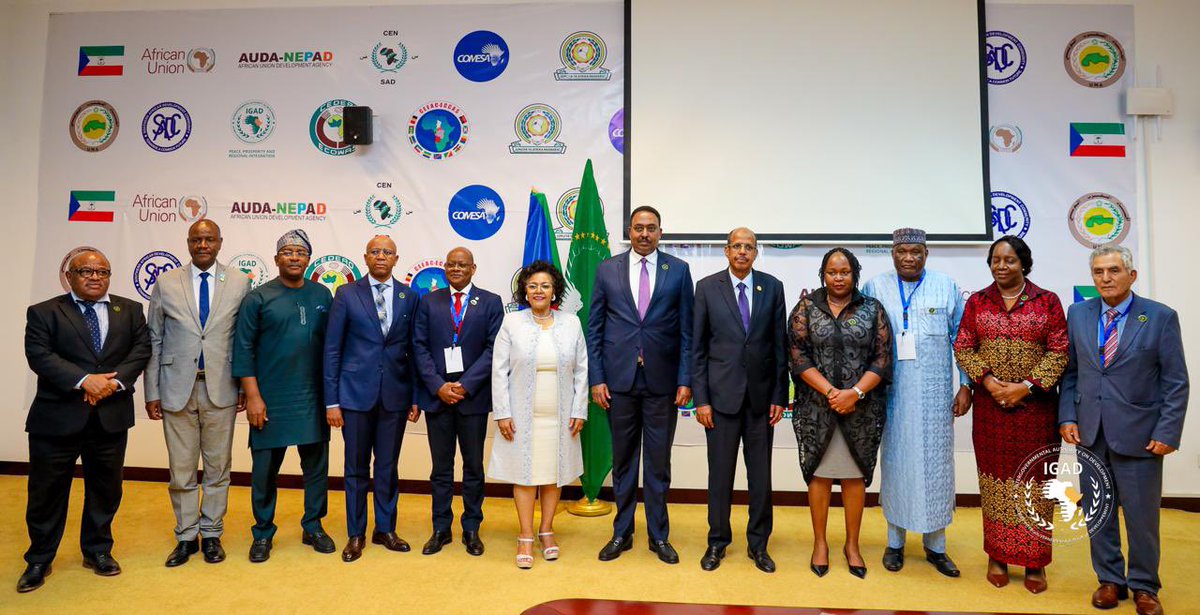 DrWorkneh's tweet image. I am honoured to host the Inter-REC/RM CEOs Coordination Meeting on the margins of the AU meetings in Malabo.
Grateful to H.E. @YMahmoudAli for his leadership and steadfast support to the RECs, and to my fellow CEOs for their dedication to this important platform.
As Platform…