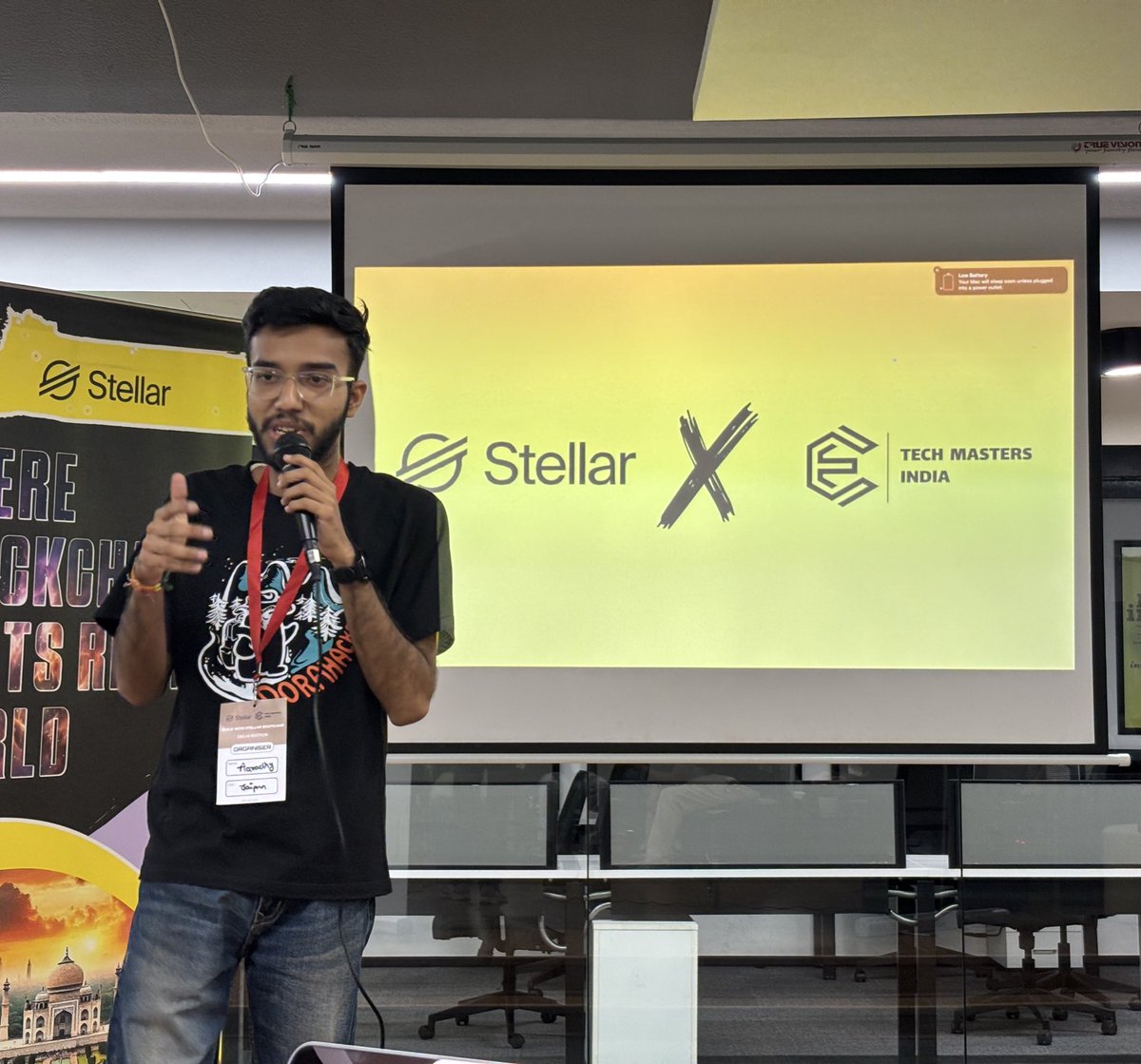 SheCallsMeAddy's tweet photo. Just wrapped up the Build With Stellar bootcamp in Delhi! 🚀
Built smart contracts, full-stack dApps &amp; connected with amazing devs and some Cool Peeps.
Big thanks to @StellarOrg &amp; @stellar_ind for powering this! 🌟 #Web3 https://t.co/ekZa6HxG28