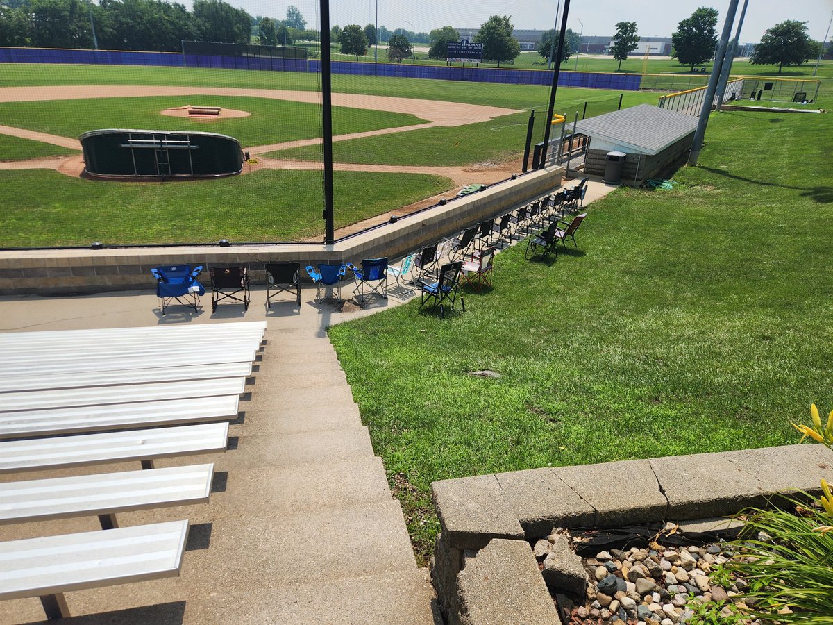 Best of luck to baseball &amp; softball as they both begin postseason play today!! Baseball vs Ankeny 2pm, softball at Ottumwa 7pm!! Chairs are stacking up!  Love it!! Go Indians!!
