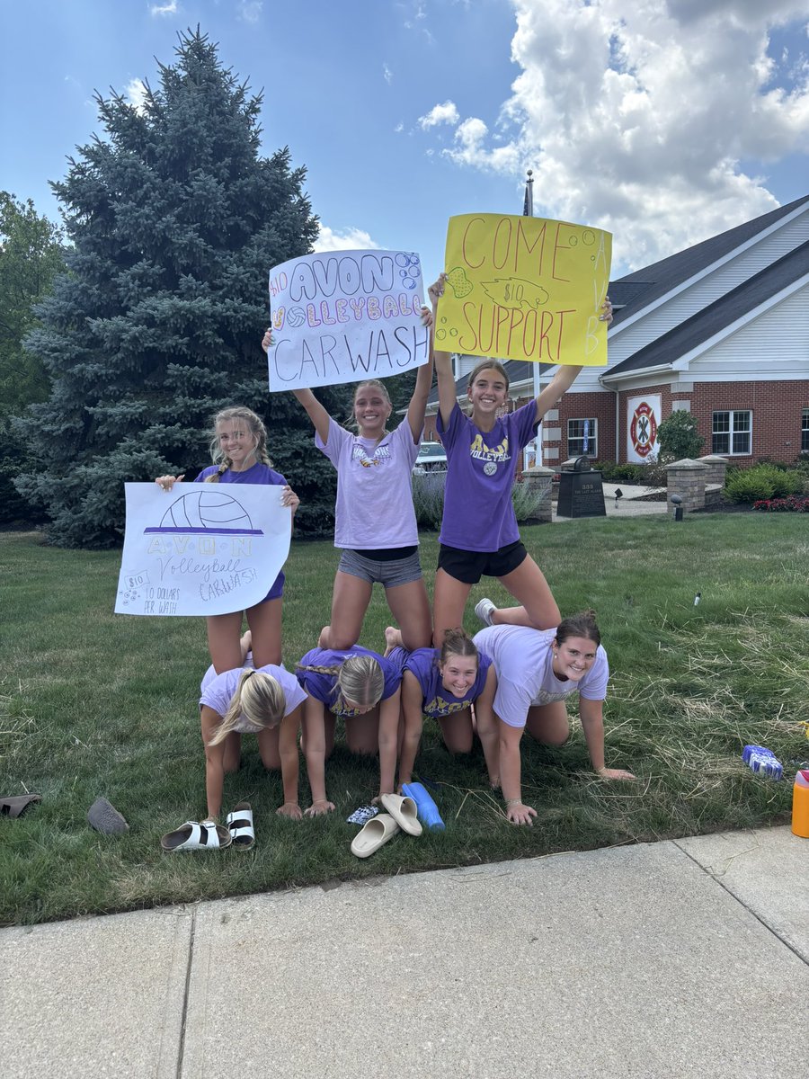 Come support Avon Volleyball today at the fire department from noon-3!!!!