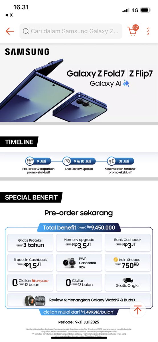 DumaDumi's tweet photo. @ShopeeID Pengen cobain #GalaxyZFold7 udah ada 200MP Camera &amp; ultra sleek desainnya. Pasti jadi game changer di dunia smartphone! #GalaxyZFold7xShopee https://t.co/J30dbTF496
