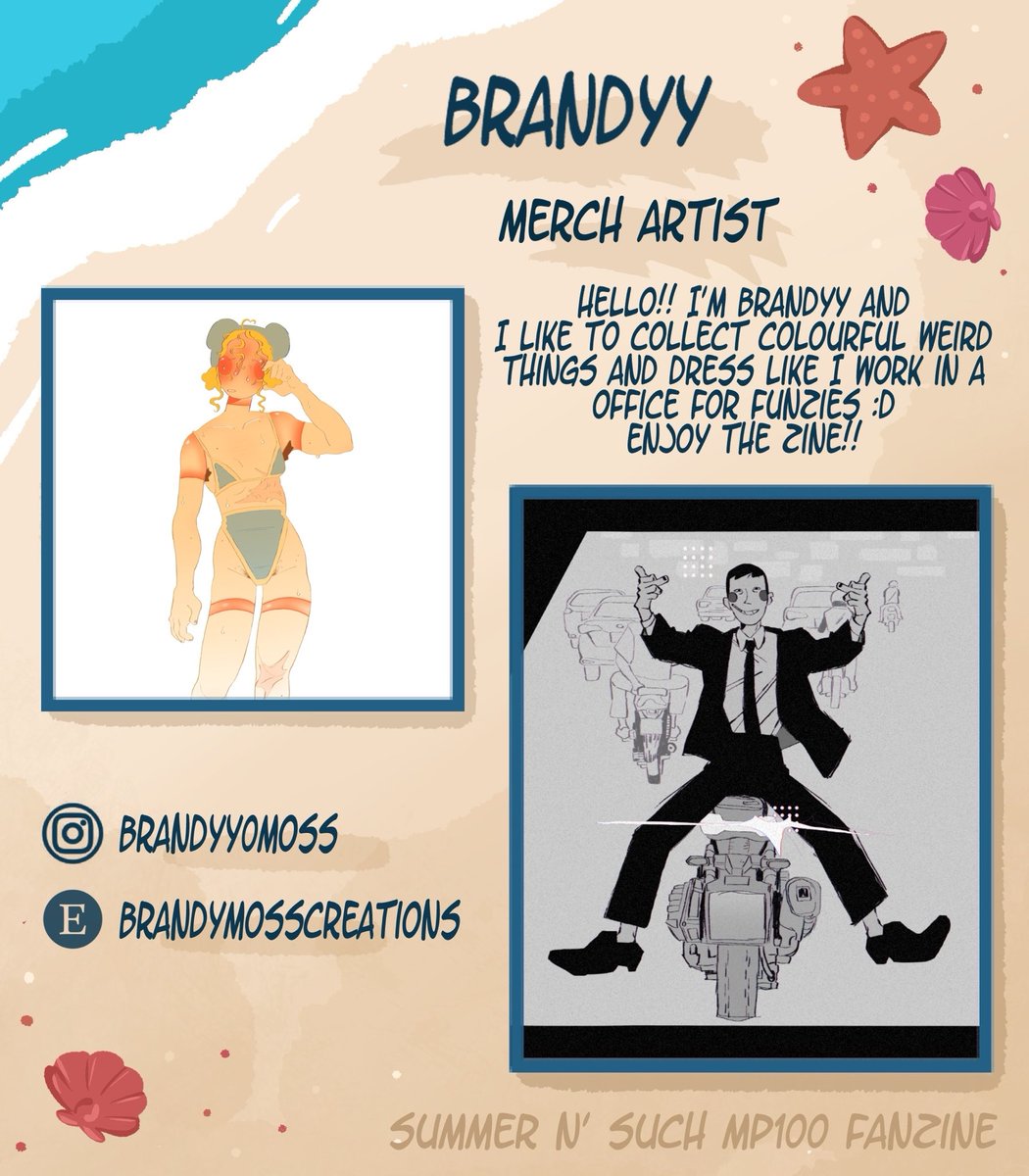 summersnsuch's tweet photo. MERCH PREVIEWS
Next up we have: @/brandyy0moss with tote bags

“Hello!! I'm Brandyy and I like to collect colourful weird things and dress like I work in a office for funzies :D Enjoy the zine!!”

Preorders are open! Link in bio ☀️

#mp100 #fanzine https://t.co/NXC8k8u2Ia
