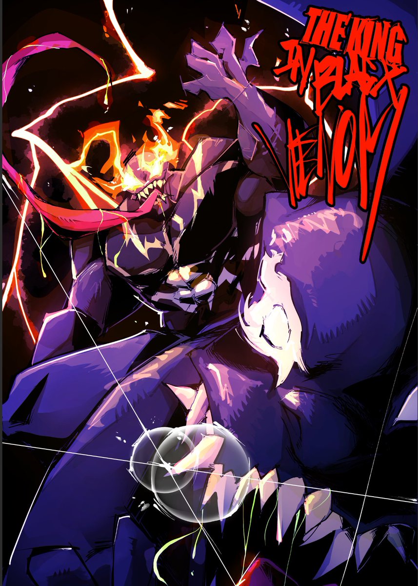 pastamafiaboss's tweet image. THE KING IN BLACK this is for the marvel rivals collab hosted by @Liibero__ and @M4rl3y_y