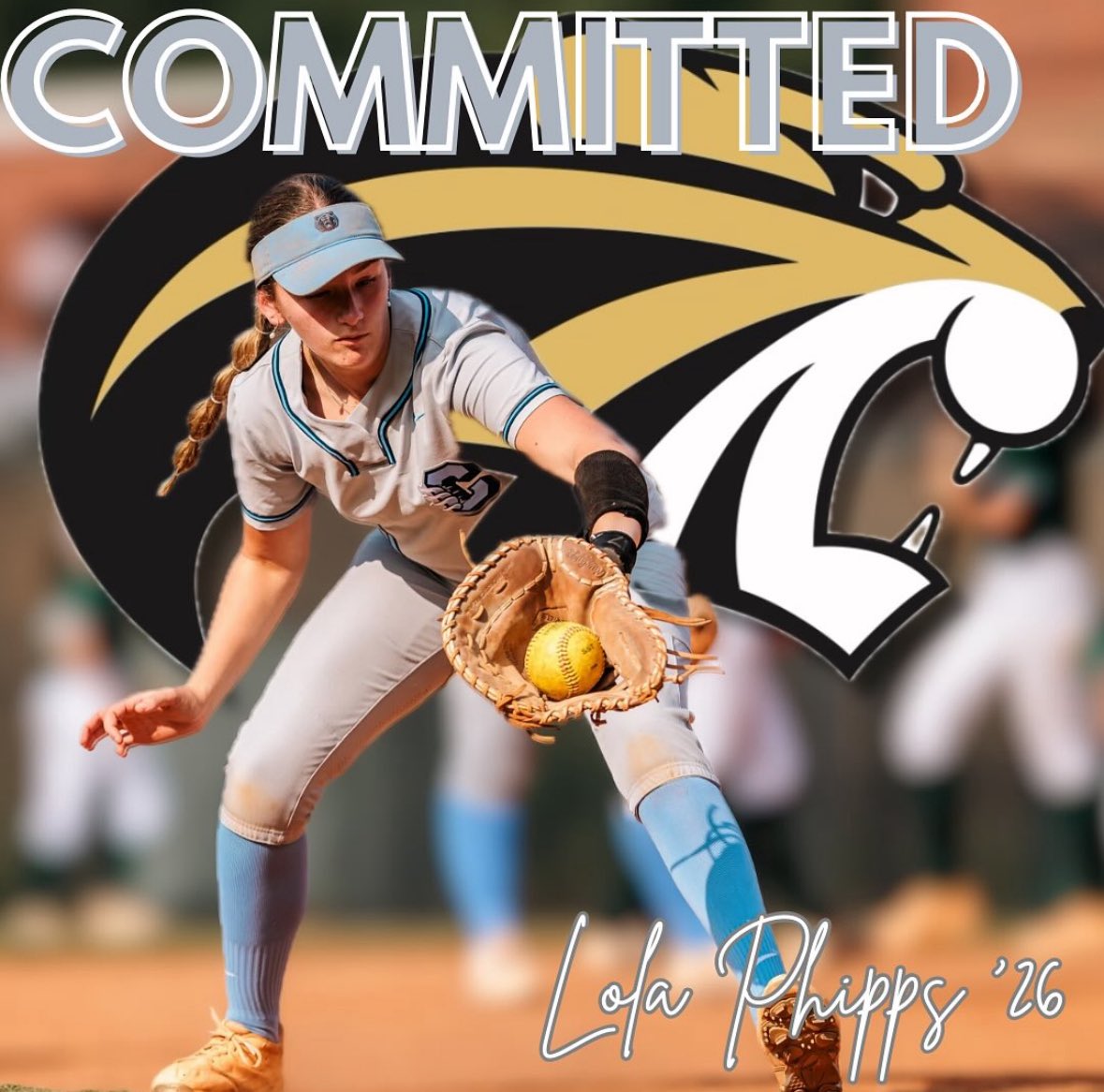 lolaphipps18's tweet photo. I am so excited to announce my commitment to Brenau University to continue my academic and athletic career! I want to thank my parents for all of their support! I also want to thank Coach Mo and all of the other coaches who have helped me develop into the player I am today! Finally, thank you Coach Thomas for giving me this amazing opportunity, i’m so excited to see what’s to come! 🖤💛
@BrenauSoftball 
@SWAT_Ath_Acad 
@CambridgeLBFP
