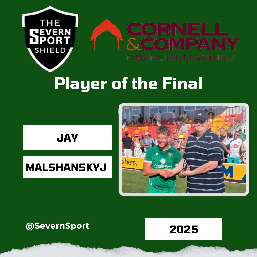 Severn Sport (@severnsport) on Twitter photo Following the 2025 Severn Sport Shield final, <a href="/abaconbuttee/">Ryan Butler</a> presented <a href="/BishopsCleeveFC/">Bishops Cleeve FC</a> striker <a href="/jay09M/">Jay malshanskyj</a> with the Player of the Final award after scoring two and grabbing an assist along the way! Following the 2025 Severn Sport Shield final, <a href="/abaconbuttee/">Ryan Butler</a> presented <a href="/BishopsCleeveFC/">Bishops Cleeve FC</a> striker <a href="/jay09M/">Jay malshanskyj</a> with the Player of the Final award after scoring two and grabbing an assist along the way!