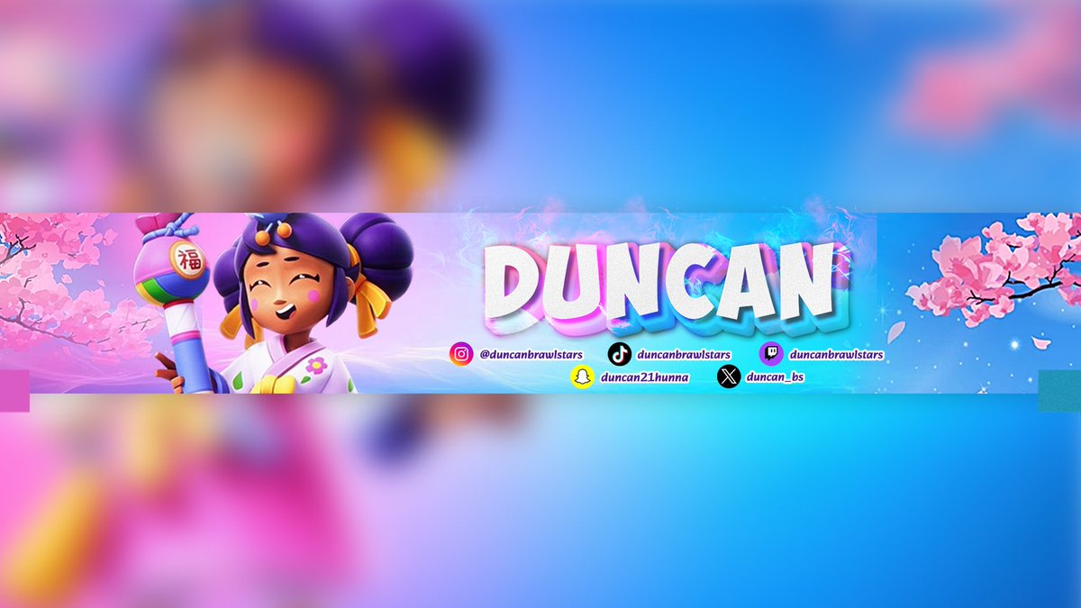 Duncan Brawl Stars (@duncan_bs) on Twitter photo Shoutout to <a href="/Janetthomson_/">Janet Thomson</a> for hooking me up with this awesome new channel banner! Lmk what you guys think 🔥😍✨ Shoutout to <a href="/Janetthomson_/">Janet Thomson</a> for hooking me up with this awesome new channel banner! Lmk what you guys think 🔥😍✨