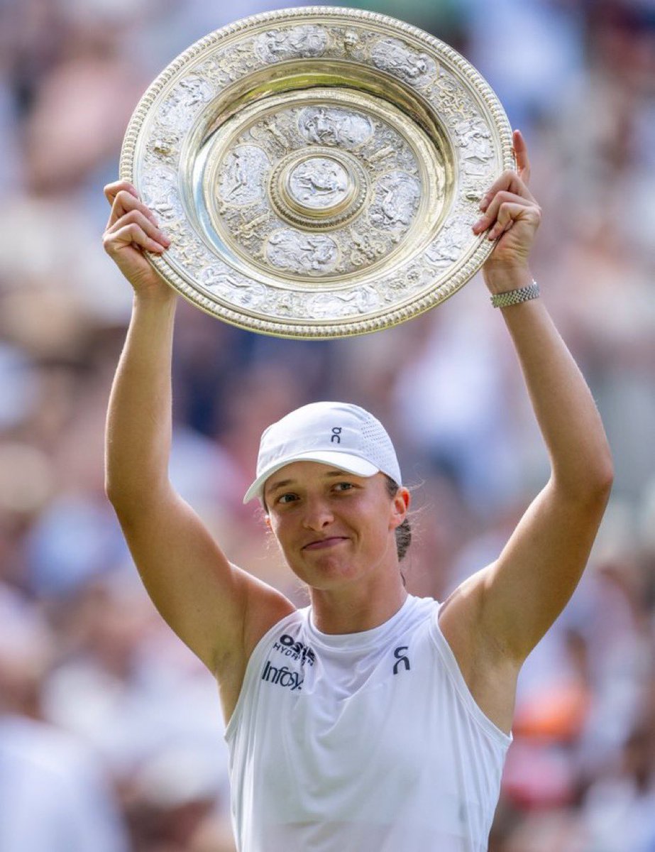 It took more than 100 years to arrive at this scorecard 

6-🎾, 6-🎾! 

Iga Swiatek's amazing and one sided win over Amanda Anisimova at the Wimbledon women's singles final 👍