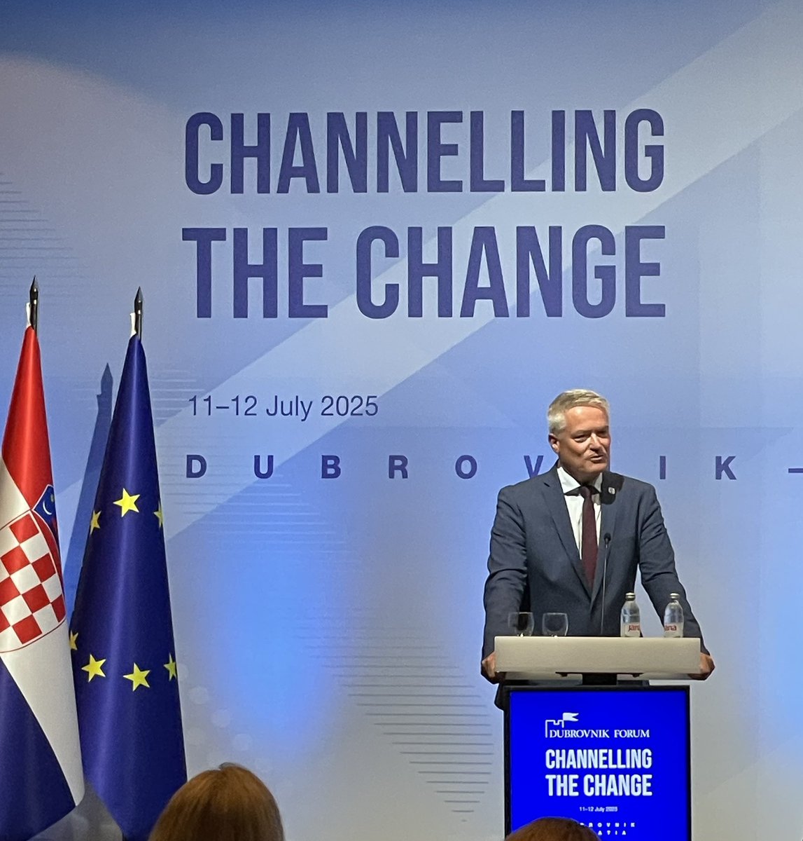 AusAmbCroatia's tweet image. The #DubrovnikForum2025 brought together diverse voices to examine global and regional political and economic challenges. Sec Gen @MathiasCormann promoted the benefits of #OECD membership for all candidate countries. Hvala @MVEP_hr 🇭🇷🇦🇺