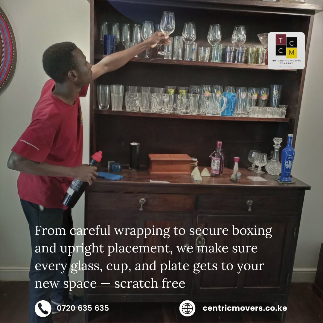 centricmoving's tweet photo. Cracked glasses and chipped dishes? Not on our watch.
We handle your glassware with extra care, and we don’t stop at delivery. We help you unpack and settle in safely and smoothly.
#CentricMovers #HandledWithCare #GlasswareSafety #UnpackWithUs #MovingDaySupport #moversinnairobi https://t.co/o15XEZDKff