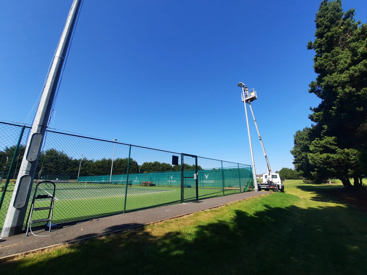 netfixireland's tweet photo. A new project at Donabate &amp; Portrane Tennis Club
Prep work for new netting https://t.co/lm7e5htL7m