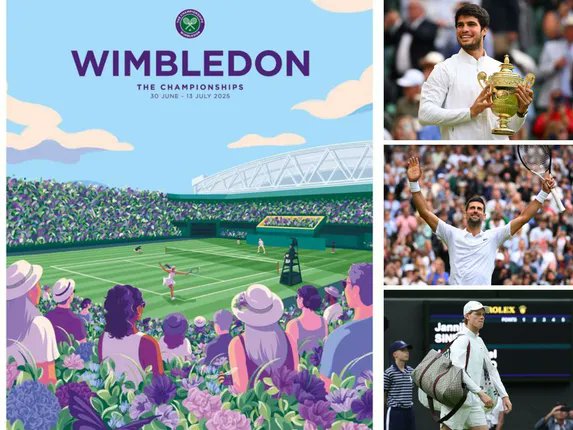 Iam_Claude25's tweet photo. Who will win Tomorrow's Men’s Finals? J. Sinner vs. C. Alcaraz @carlosalcaraz 🥎🎾 @janniksin 🏟 @Wimbledon @KensingtonRoyal #Wimbledon Have your say in the #UKGov @YouGov Public 📊 Poll. What's been your highlights of 2025 Wimbledon. #ClimateJustice #WorldPeaceNow (1/2) #COP30 https://t.co/ChATfW4Dm3