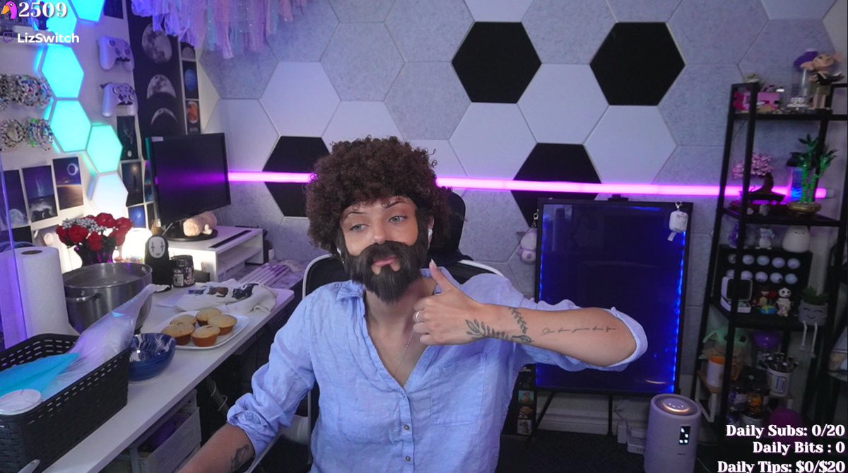 Liz isn’t here today… ☹️

Bob Ross takeover NOWWWW!!! 🤩

twitch.tv/lizswitch