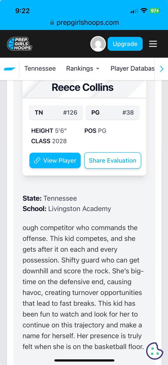 Thank you <a href="/PGHTennessee/">Prep Girls Hoops Tennessee</a> for the write up!!