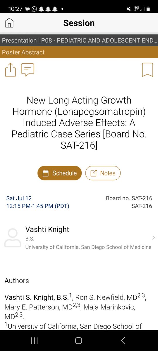 So excited for day 1 of #ENDO2025 Check out 2 posters from the #Nicholaslab great work on novel mechanisms of hormone regulation in the pituitary by grad students Zena and Gaby. Also check out a cool case report by my former #undergrad mentee Vashti