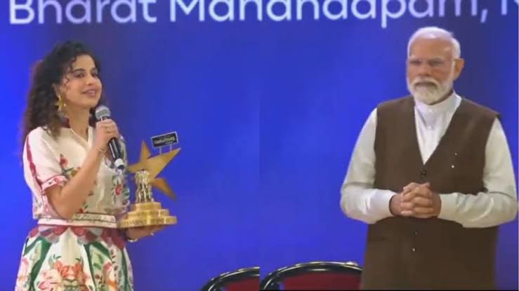 S04747shinny's tweet image. They(Left &amp;amp; Right) &amp;amp; their propoganda are joined at hip. But people should be kept busy enraged and engaged while their stooges some who have shifted out of India get Medals!
3 hours ago 👇 BJP ki favourite Kamiya Jani enthusiastically promoting Pakistani food! 
#ModiFoolsNation