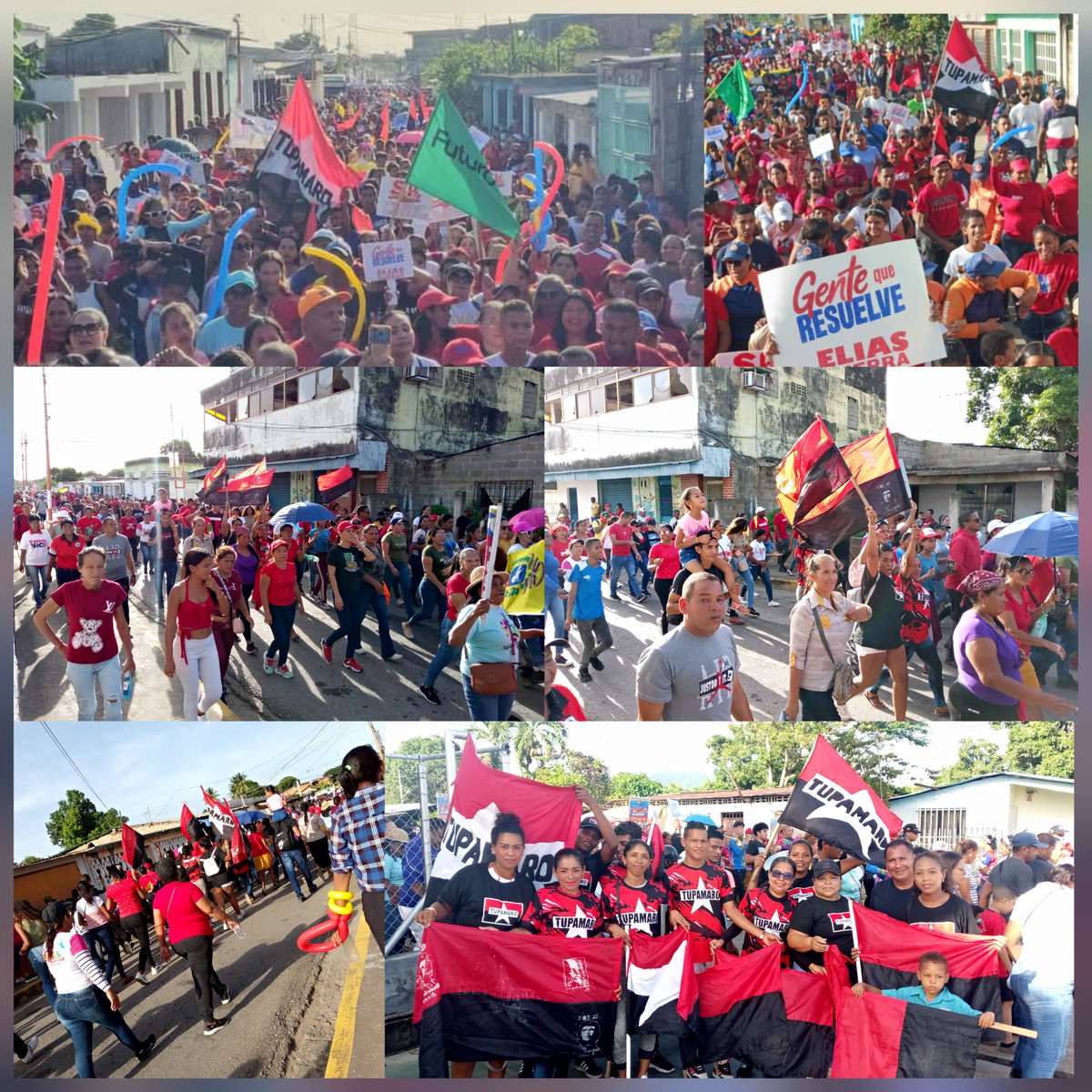 AebMrt's tweet photo. Vota Arriba y a la izquierda en nuestra tarjeta #Tupamaro #ComunaONada

#Tupamaro del Mpio. @AebMrt del Edo. #Sucre participó con mucha alegría  en el inicio de la campaña para la victoria contundente de este próximo #27DeJul del candidato a alcalde y los candidatos a concejales https://t.co/Zulu76HUzq