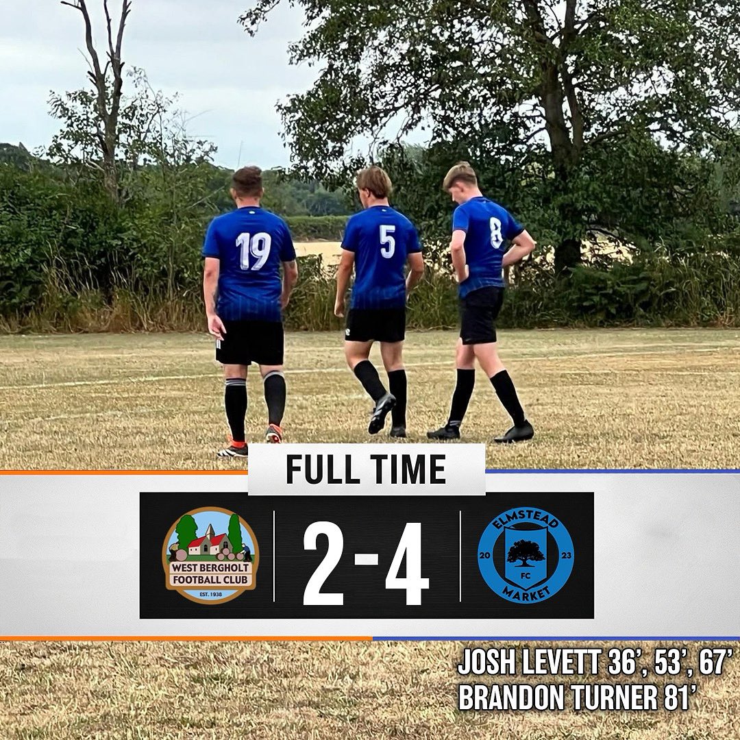 Elmstead_Market's tweet image. Full time.
The firsts win 4-2
Goals from
Josh Levett X3
Brandon Turner
The reserves suffer a unlucky 5-0 loss
#emfc #coye #football #nonleague #oneclub