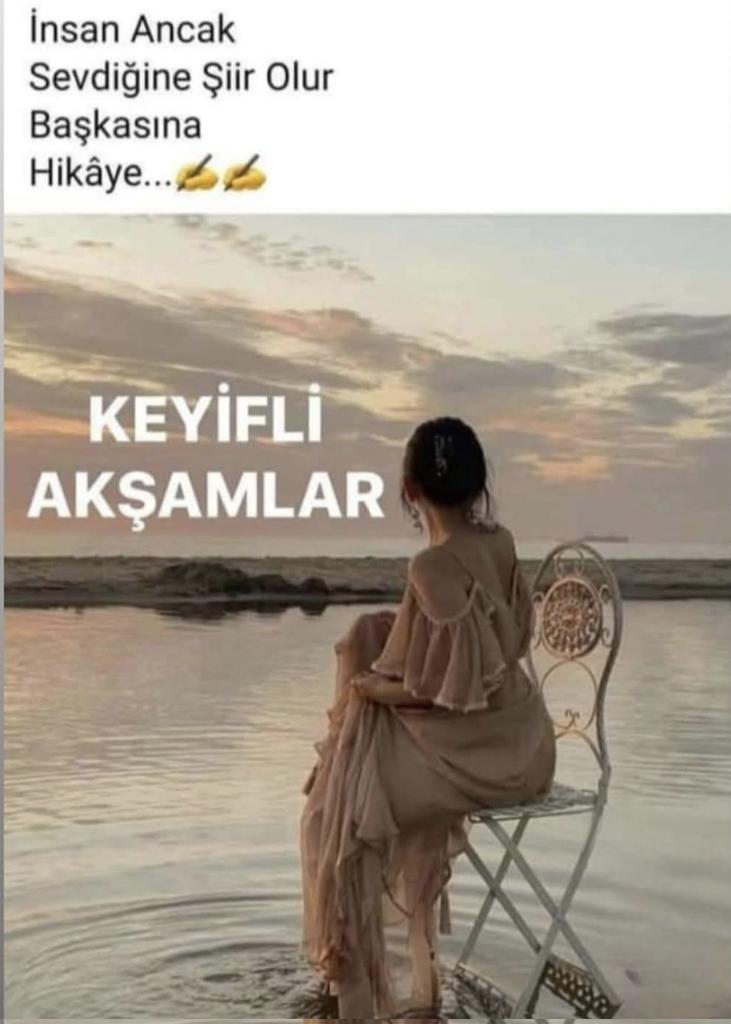 Keyifli akşamlar ...
