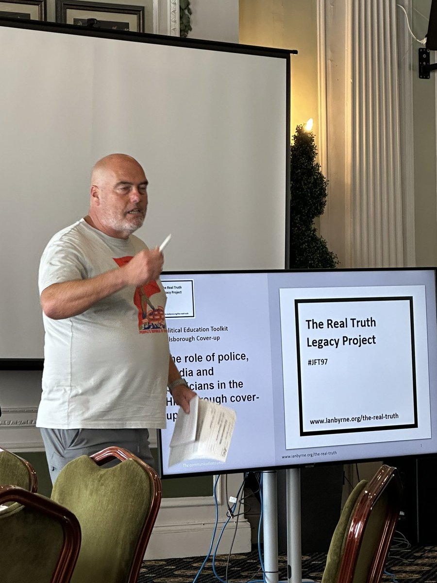 KerryCwu's tweet image. Yesterday @cwunews young workers attended training with the Real Truth Legacy Project Looking at The Hillsborough Law & The Battle of Orgreave and considering how the establishment manoeuvres to undermine justice for working class communities @CWUNEregion #HillsboroughLawNow