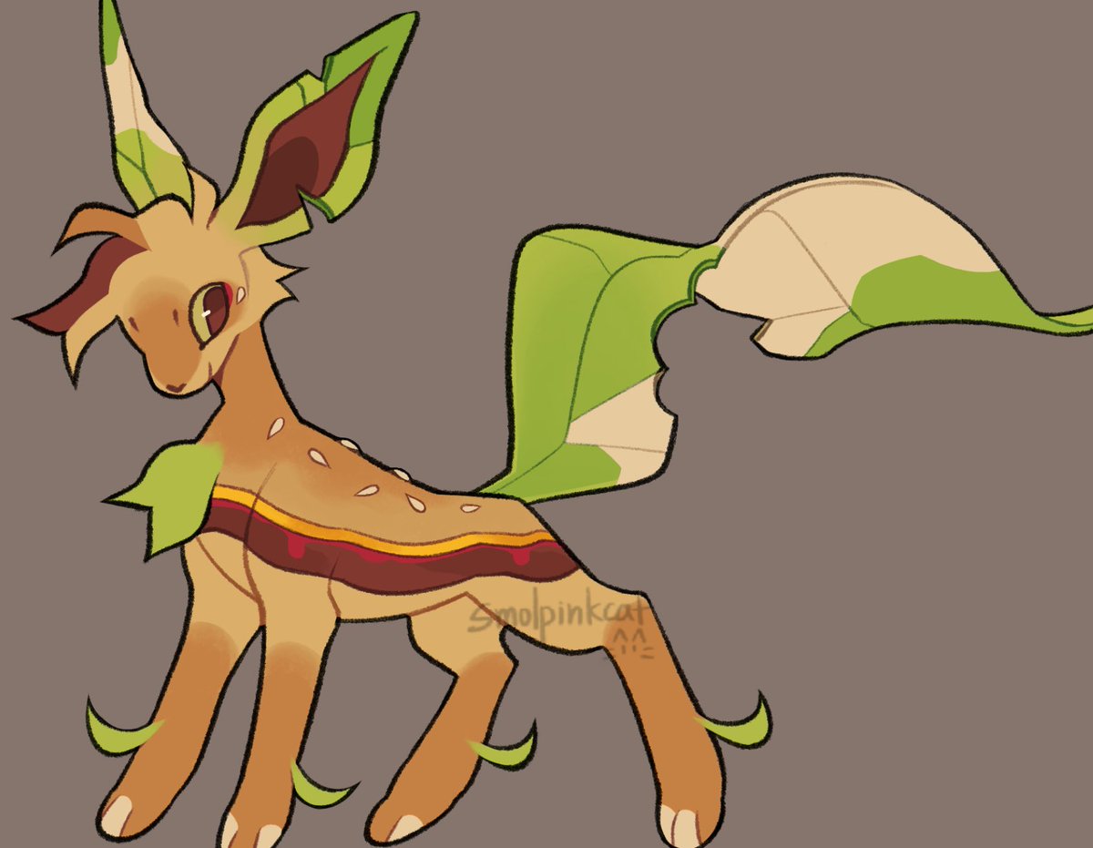 A couple of finished food pkmn designs ✨