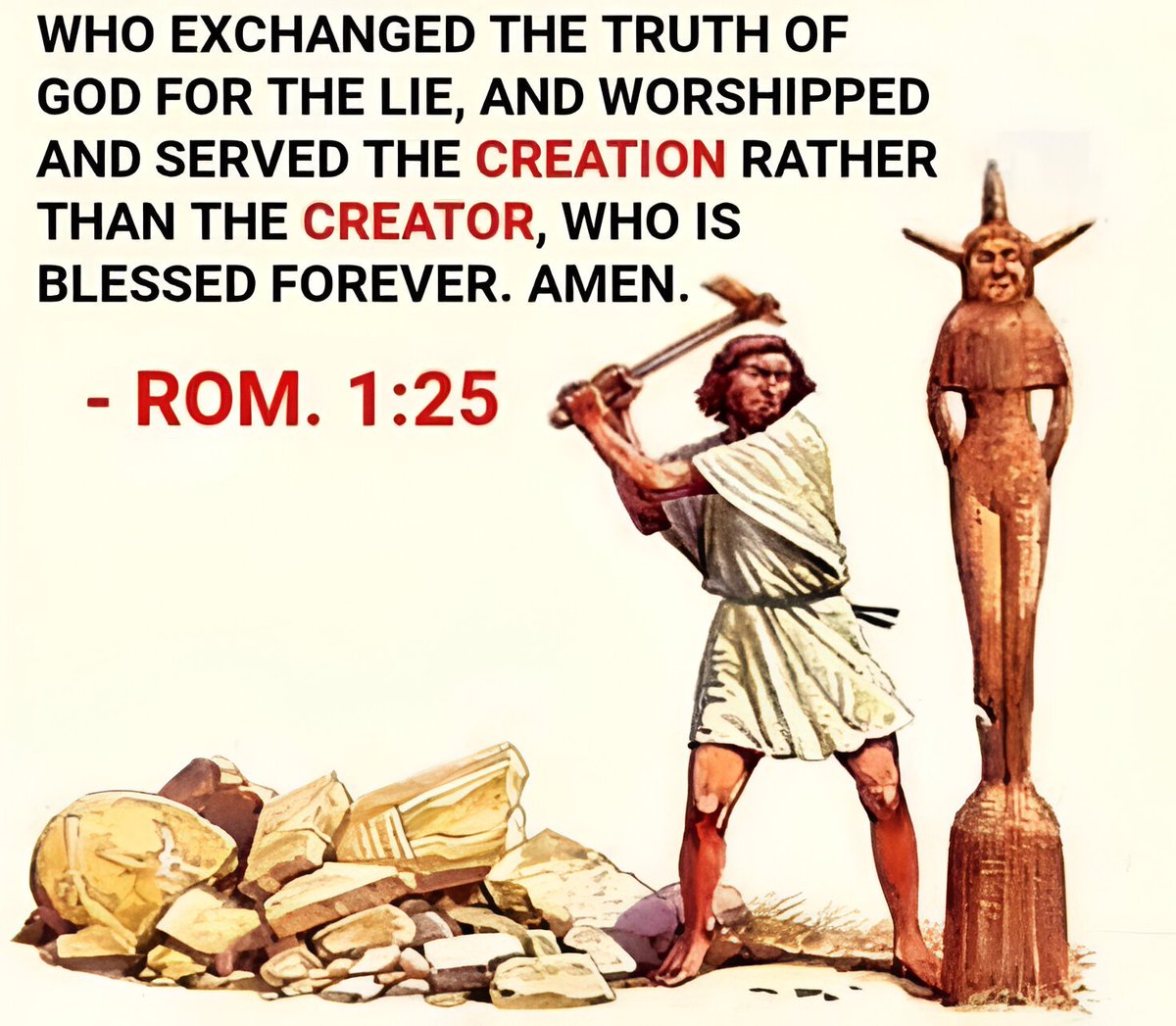 Why do you think man is naturally attracted to idol worship? 🤔