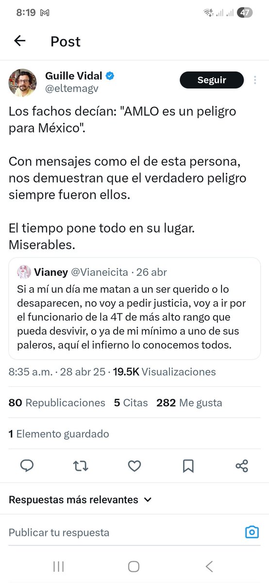 <a href="/eltemagv/">Guille Vidal</a> Tremendo tu caso Guille

Pero si. Esperamos que aparezca tu hermano sano y salvo