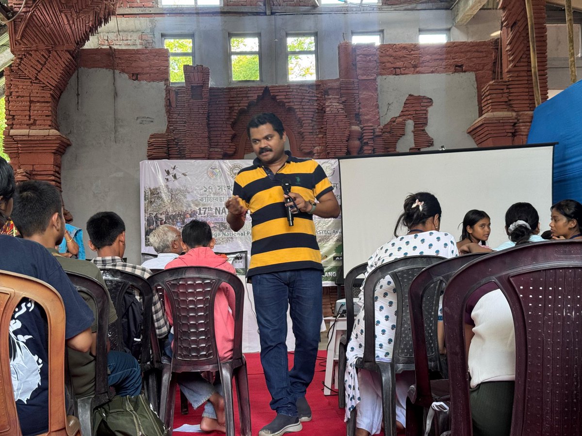 Kaziranga National Park & Tiger Reserve (@kaziranga_) on Twitter photo 🔍 Finding Path with Purpose!
Shri <a href="/arunvigneshcs/">Arun Vignesh C S, IFS</a>, DFO of EAWD, Kaziranga, guided young minds at #NOI2025 through the maze of careers, skills, and goals—empowering them to chase dreams with clarity. 🎓🌿
#Kaziranga #NatureCamp #YouthEmpowerment 🔍 Finding Path with Purpose!
Shri <a href="/arunvigneshcs/">Arun Vignesh C S, IFS</a>, DFO of EAWD, Kaziranga, guided young minds at #NOI2025 through the maze of careers, skills, and goals—empowering them to chase dreams with clarity. 🎓🌿
#Kaziranga #NatureCamp #YouthEmpowerment