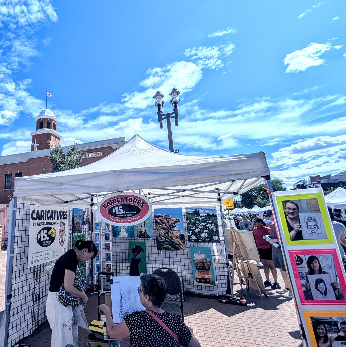 YEGwindshield's tweet image. The Whyte Ave #ArtWalk is on Today till 5 and Sunday 9-5